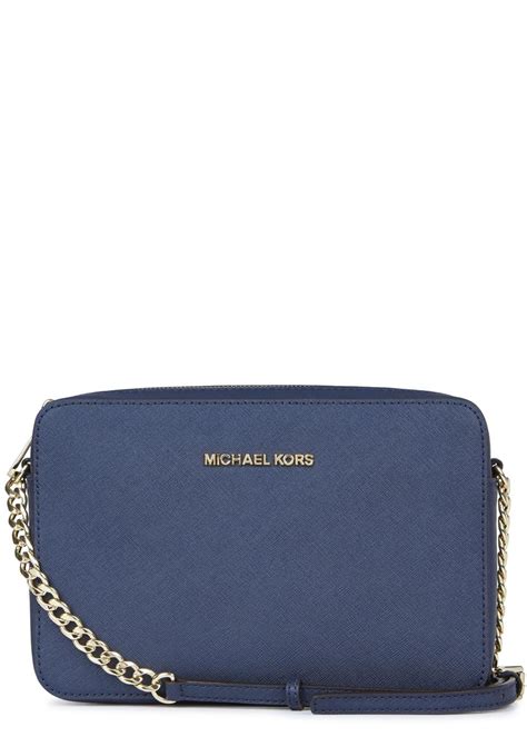 michael kors blue crossbody.